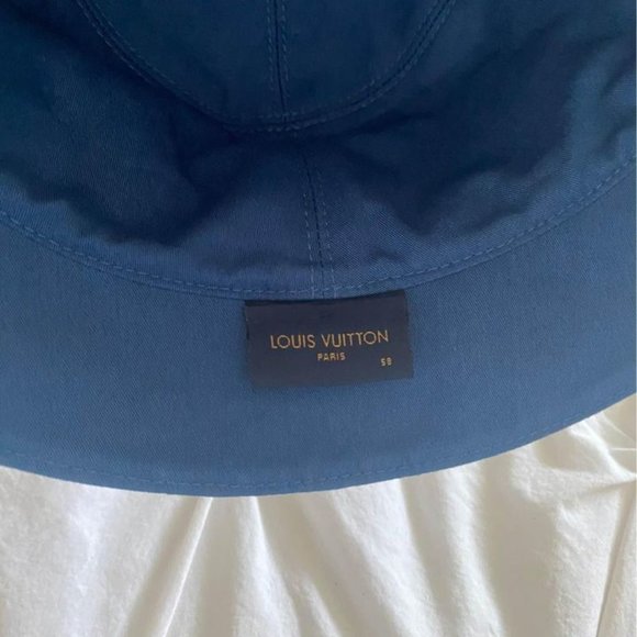Louis Vuitton Reversible denim monogram bucket hat Authentic - Picture 10 of 12